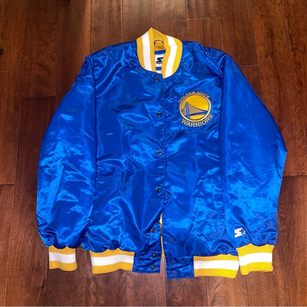 Mens Starter Jacket Warriors